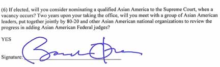 Barack Obama pledges