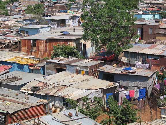 There are still plenty of squatters in Soweto.