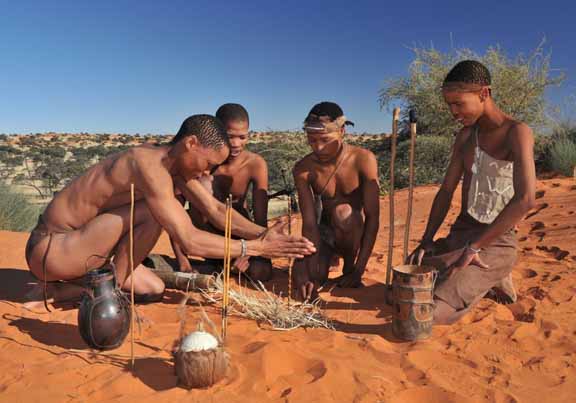 Bushmen are still evolving . . .